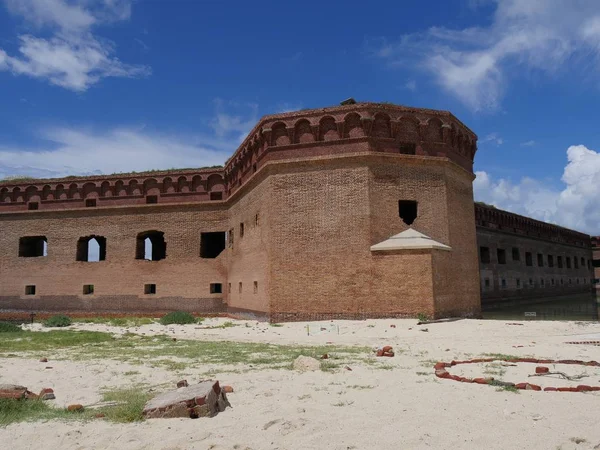 Fort Jefferson Een Historisch Militair Fort Het Dry Tortugas National — Stockfoto