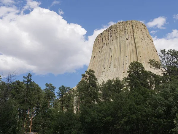 Torre Del Diablo Una Las Principales Atracciones Wyoming Primer Monumento — Foto de Stock