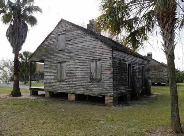 Logements Employés Dans Une Ancienne Plantation Louisiane États Unis — Photo