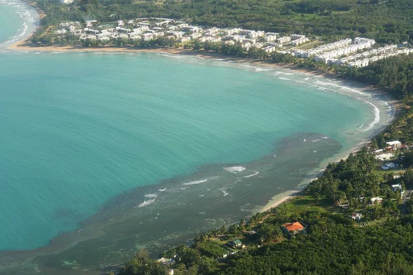 Vista Aérea Las Zonas Costeras Puerto Rico — Foto de Stock