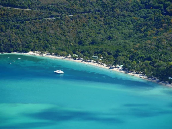 Breathtaking Aerial View Magens Bay One Top Beaches Virgin Islands — Stock Photo, Image