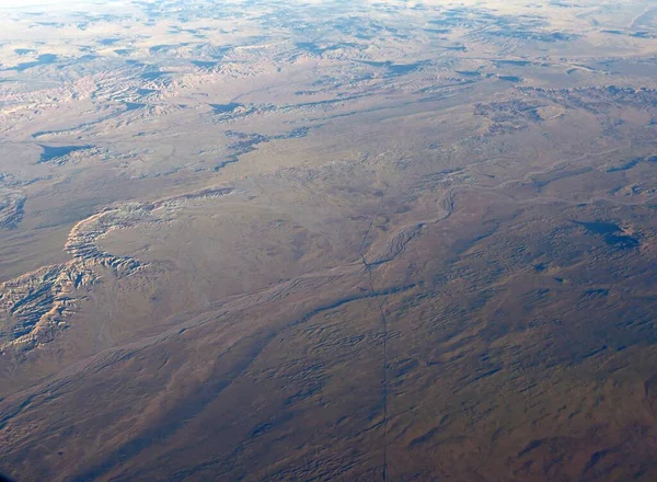 Vista Aérea Del Vasto Paisaje Región Arizona Visto Desde Una —  Fotos de Stock