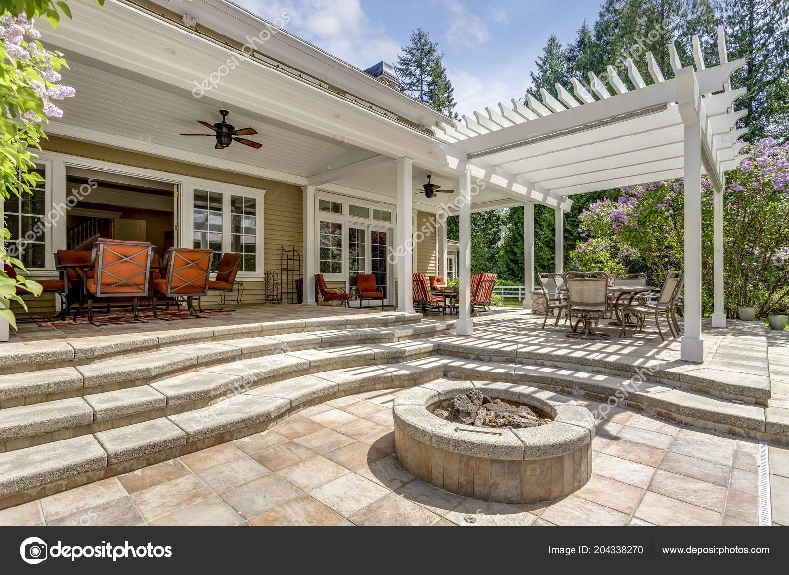 Pictures Square Fire Pits Lovely Outdoor Deck Patio Space