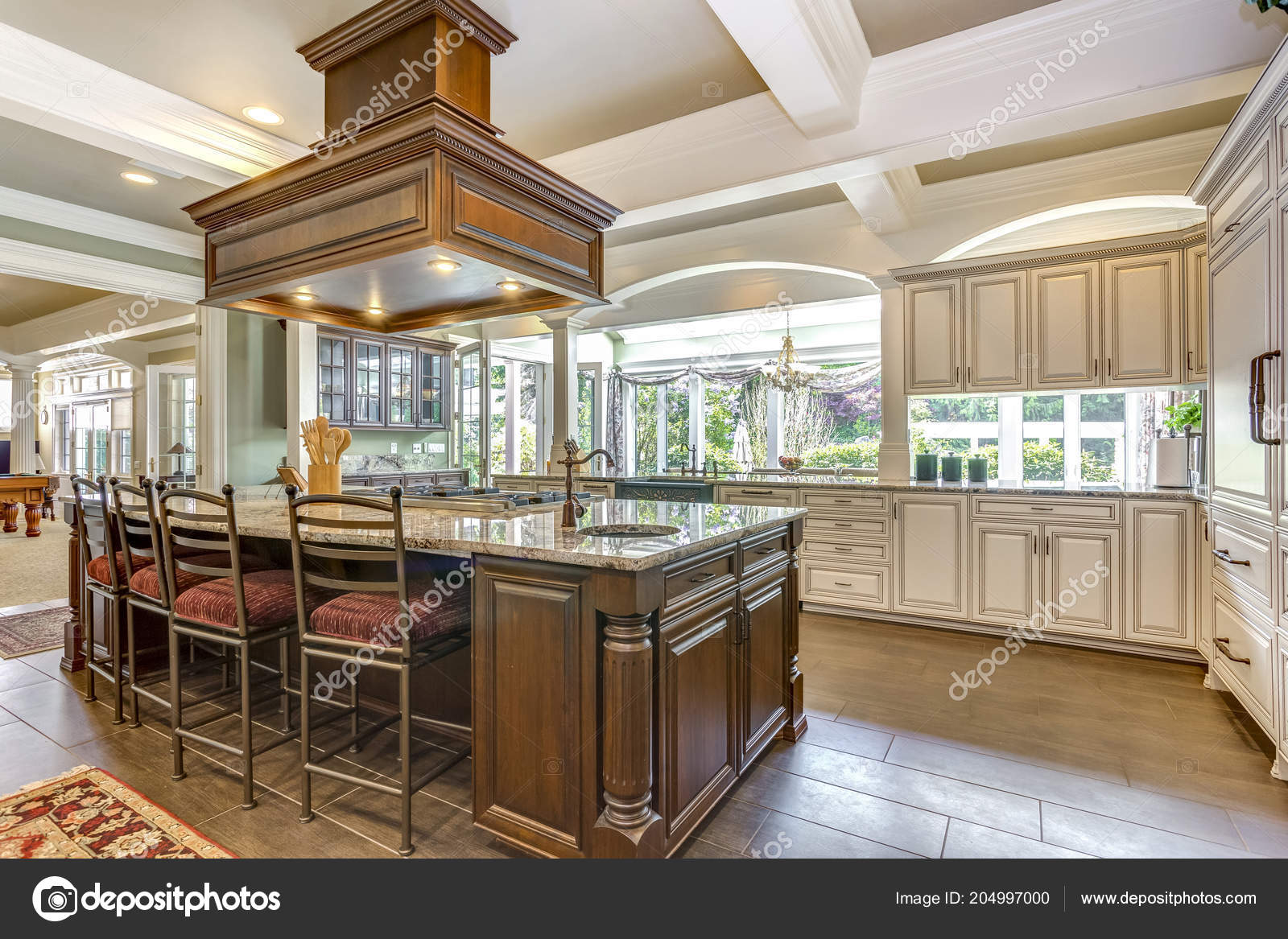 Photos Coffered Ceiling Kitchen Stunning Kitchen Room Design