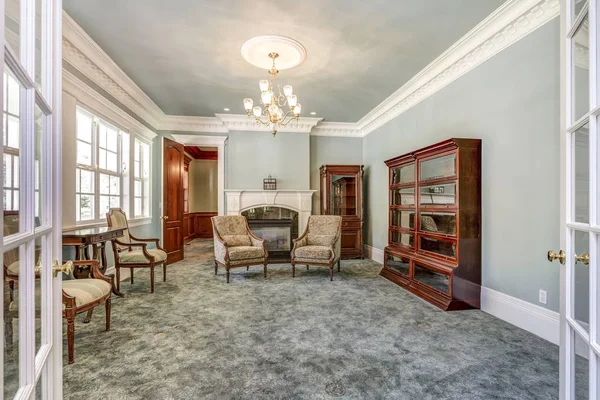 Interior Casa Campo Lujo Con Muebles Vintage — Foto de Stock