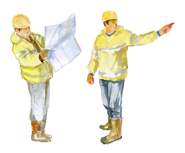 Two of the Builder on a white background