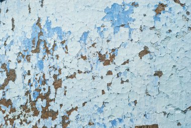 doku eski mavi boyalı ahşap kırık