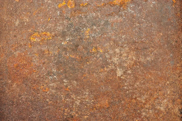 Tekstura Rusted Stali Stary Metal Zadrapaniami Korozję — Zdjęcie stockowe