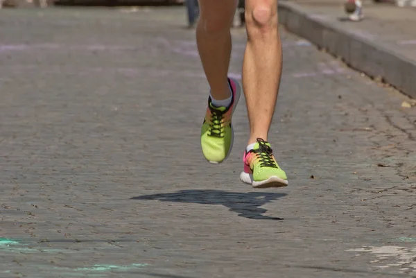 Chernivtsi Ukraine September Athletes Participating Championship Ukraine Mile Run Charity — Stock Photo, Image