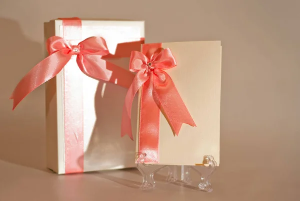Πρόσκληση Γάμου Χειροποίητο Ευχετήριες Κάρτες Χαρτί Σφράγιση Χαρτί Πολύχρωμα Στολίδια — Φωτογραφία Αρχείου