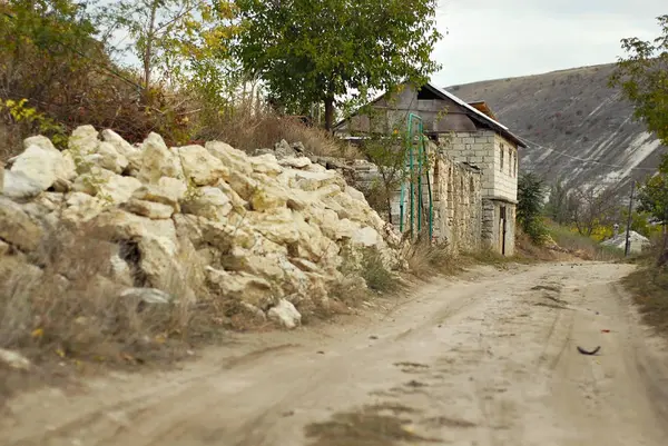 Povertà Vita Rurale Moldova Abitare Nelle Baraccopoli Dell Europa Orientale — Foto Stock