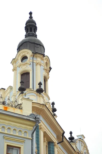 Черновцы Украина Европе Элемент Архитектуры Здание Балконом Окном — стоковое фото