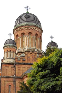 Chernivtsi Ulusal Üniversitesi. Chernivtsi, Ukrayna. Avrupa. Mimari unsuru.  