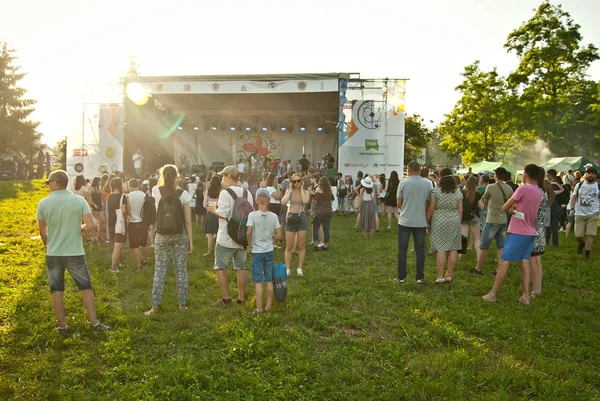 Agosto 2019 Chernivtsi Ucrania Juventud Festival Etno Musical Obnovafest Mucha — Foto de Stock
