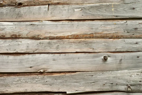 Old Distorted Boards Row Wall Texture Natural Rough Boards — Stock Photo, Image
