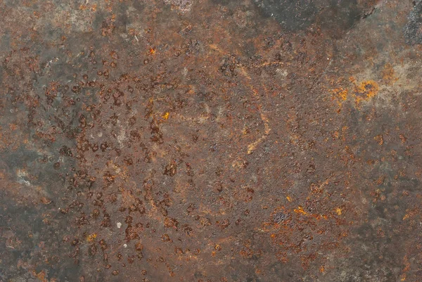 Textura Pozadí Rusted Oceli Starý Kov Poškrábání Korozi — Stock fotografie