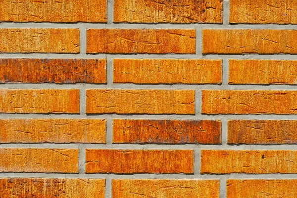 Texture Brick Wall New Brickwork Samples Wall Fence Presented Exhibitions — Stock Photo, Image