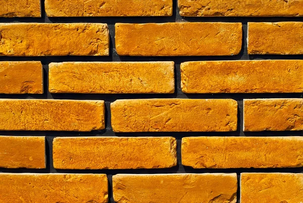 Texture Brick Wall New Brickwork Samples Wall Fence Presented Exhibitions — Stock Photo, Image