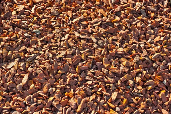 Sistemas Drenaje Pequeñas Piedras Drenaje Jardines Para Plantas Árboles Piedras —  Fotos de Stock