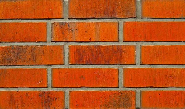 Texture Brick Wall New Brickwork Samples Wall Fence Presented Exhibitions — Stock Photo, Image