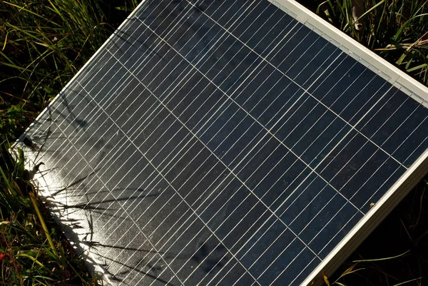 Textura Painéis Solares Fechar Novas Tecnologias Geração Energia Solar Usina — Fotografia de Stock