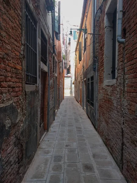 Italie Venise Octobre 2017 Vue Sur Une Rue Étroite Venise — Photo