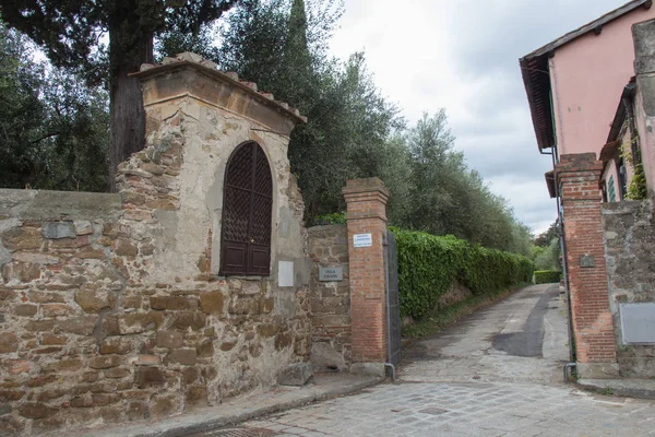 Itálie Florencie Květen 2017 Pohled Vstupní Bránu Typické Italské Dům — Stock fotografie