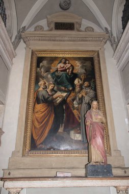 Giovanni Battista del Moro Alighieri Şapel üst kilise San Fermo Maggiore Verona, Veneto, İtalya tarafından resim.