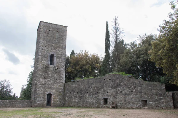 La torre del Carmelo fortezza di Montecatini Alto, Toscana, Italia . — Foto Stock