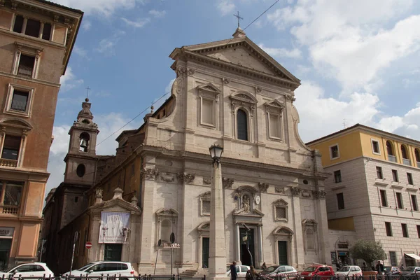 Igreja Santa Maria em Traspontina, Roma, Lazio, Itália . — Fotografia de Stock