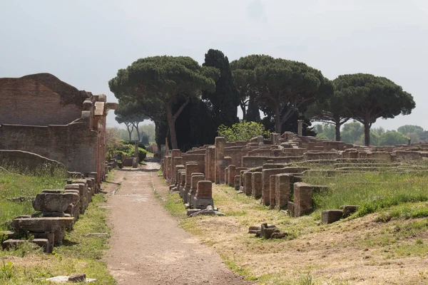 Arkæologisk område Ostia Antica, provinsen Rom, Lazio, Italien . - Stock-foto