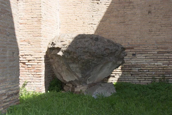 Wilayah arkeologi Ostia Antica, Provinsi Roma, Lazio, Italia . — Stok Foto