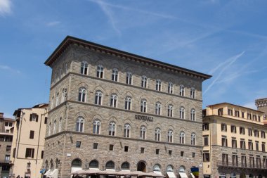 Palazzo delle Assicurazioni Generali On Piazza della Signoria on 18 Mayıs 2017 Floransa, Toskana, İtalya.