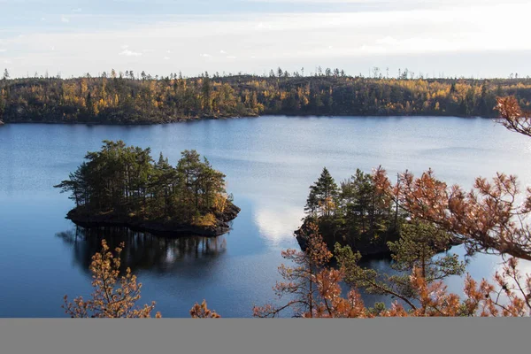 Vista Naturaleza Parque Nacional Tyresta Suecia — Foto de Stock