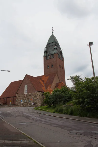 Gotemburgo Suecia Junio 2019 Vista Exterior Iglesia Masthugget Junio 2019 —  Fotos de Stock