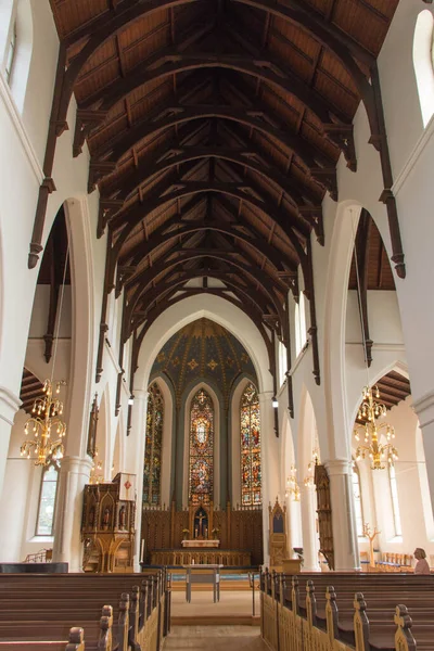 Готэм Швеция Июня 2019 Года Внутренний Вид Церкви Хага Июня — стоковое фото