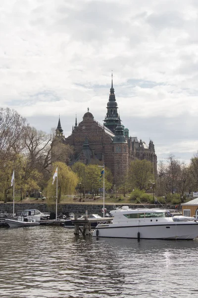 Stockholm Sweden April 2019 Exterior View Nordic Museum April 2019 — Stock Photo, Image