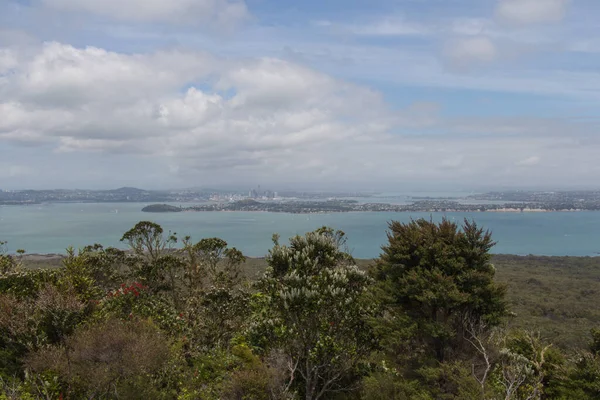 Vista Panorámica Desde Isla Rangitoto Nueva Zelanda — Foto de Stock