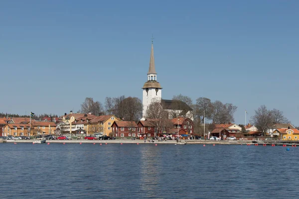 Mariefred Suecia Abril 2019 Vista Ciudad Sueca Mariefred Lake Malaren — Foto de Stock