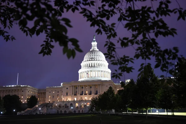 Capitolio Los Estados Unidos Por Noche —  Fotos de Stock