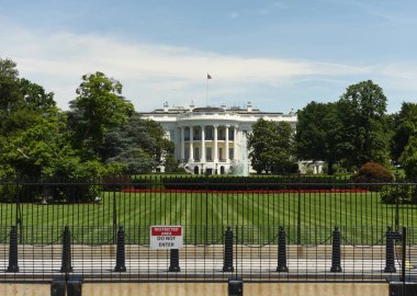 Washington, Dc - 02 Haziran 2018: Beyaz Saray, Washington Dc.