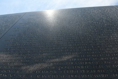 Washington, Dc - 01 Haziran 2018: Vietnam savaş anıtı Washington.