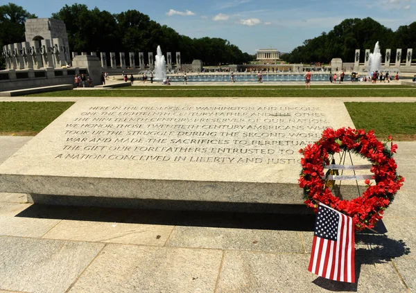 Washington Junio 2018 Conmemoración Segunda Guerra Mundial Washington — Foto de Stock