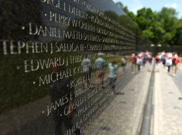 Ουάσιγκτον Ιουνίου 2018 Πόλεμος Του Βιετνάμ Μνημείο Στην Ουάσιγκτον — Φωτογραφία Αρχείου