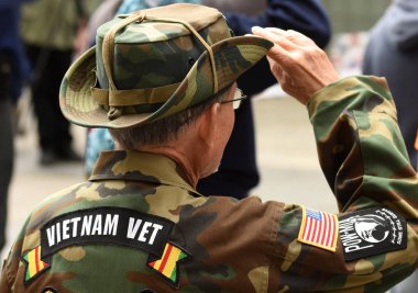 New York, Amerika Birleşik Devletleri - 28 Mayıs 2018: Vietnam gazisi Plaza, olarak da bilinen hithe New York New York Vietnam Gazileri Anıtı.