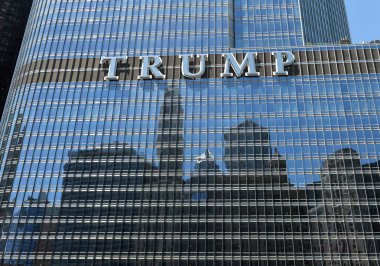 Chicago, Amerika Birleşik Devletleri - 04 Haziran 2018: Trump International Hotel ve Tower Chicago.