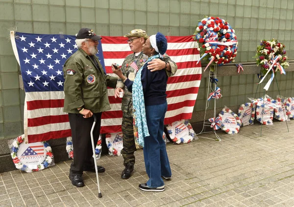 Nueva York Estados Unidos Mayo 2018 Veteranos Vietnam Reúnen Día — Foto de Stock
