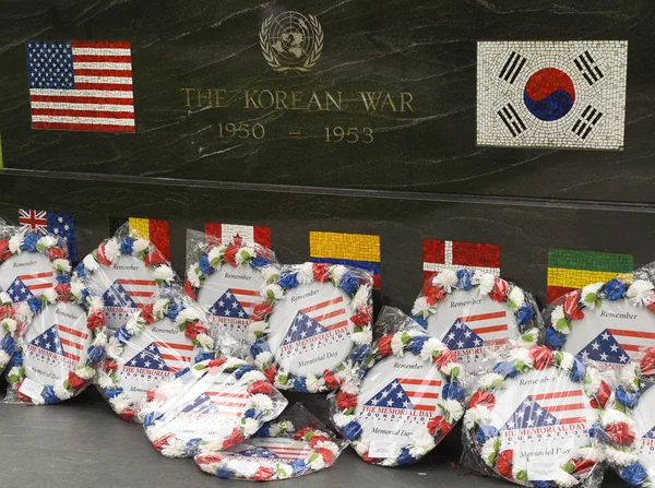 Νέα Υόρκη Ηπα Μαΐου 2018 Πόλεμος Της Κορέας Μνημείο Στην — Φωτογραφία Αρχείου