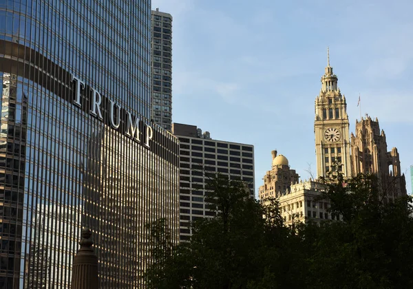 Chicago, Amerika Birleşik Devletleri - 06 Haziran 2018: Trump International Hotel ve Tower Chicago.