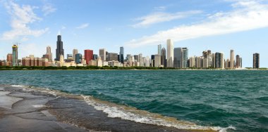 Cityscape downtown Chicago. Skycraper Chicago